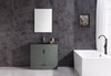 Image of Legion Furniture WTM8130-36-PG-PVC 36" Pewter Green Bathroom Vanity, PVC - Houux