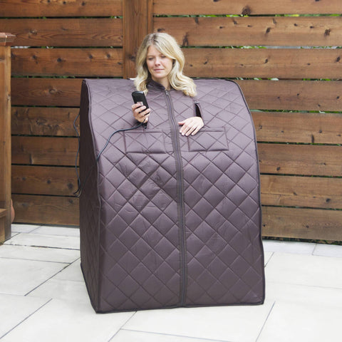 Harmony Deluxe Oversized Portable Sauna - Houux