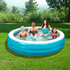 Image of 3D Inflatable 7.5-ft Round Family Pool - Houux