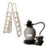 Image of Above Ground Pool Sand Filter Equipment Package - Houux