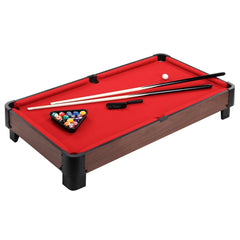 40-in Table Top Pool Table - Red - Houux