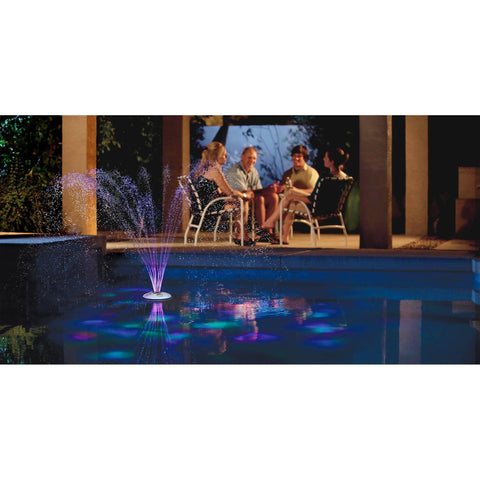 Aquajet Floating Pool Light Show & Fountain - Houux
