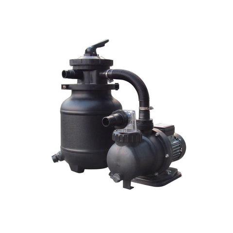 10-in, 25lb Sand Filter System for AG Pools - 1/3HP, 1850GPH - Houux
