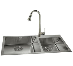 Legion Furniture ZK88402AB-BN UPC Kitchen Faucet With Deck Plate