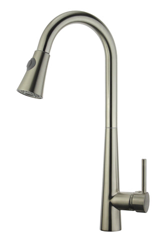 Legion Furniture ZK88402AB-BN UPC Kitchen Faucet With Deck Plate - Houux